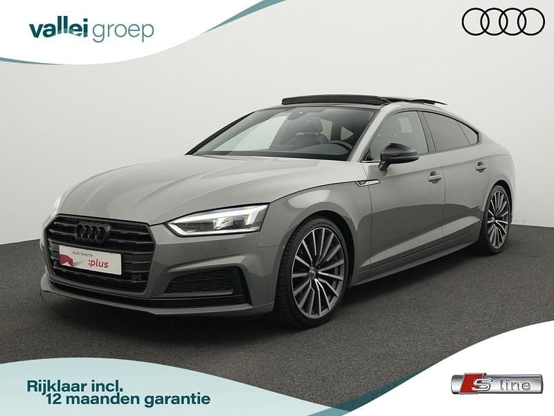 Grijs Gebruikt 2019 Audi A5 Sportback S-Line Hatchback | € 31.650 (Eerlijke prijs) - Afbeelding 1/4