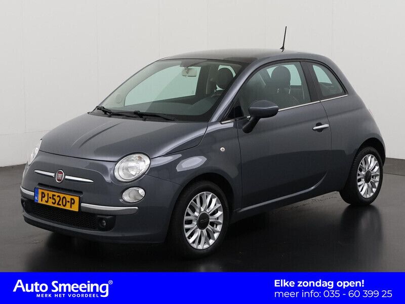 Grijs Gebruikt 2014 Fiat 500 Lounge Hatchback | € 6.845 (Eerlijke prijs) - Afbeelding 1/4