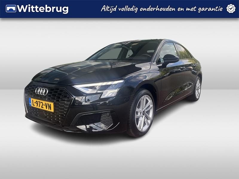 Zwart Gebruikt 2021 Audi A3 Advanced Sedan | € 25.450 (Eerlijke prijs) - Afbeelding 1/2