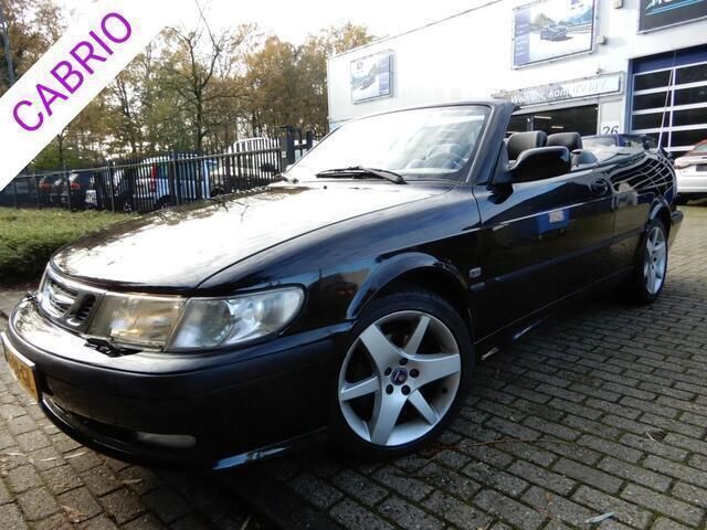 Zwart Gebruikt 2003 Saab 9-3 Cabriolet | € 3.950 (Eerlijke prijs) - Afbeelding 1/4