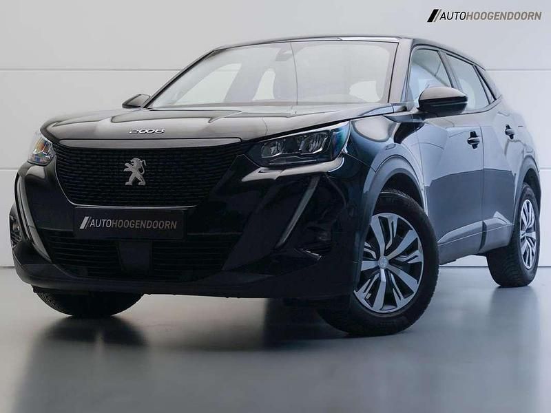 Zwart Gebruikt 2021 Peugeot 2008 Active SUV | € 15.445 (Super prijs) - Afbeelding 1/4