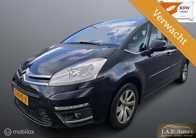 Zwart Gebruikt 2010 Citroën C4 Picasso MPV | € 3.499 (Iets duurder) - Afbeelding 1/4