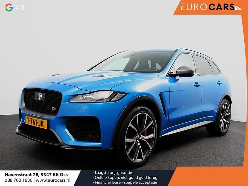 Blauw Gebruikt 2019 Jaguar F-Pace SVR SUV | € 61.490 - Afbeelding 1/4