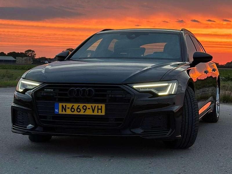Zwart Occasion 2021 Audi A6 Competition Stationwagen | € 37.950 (Super prijs) - Afbeelding 1/4