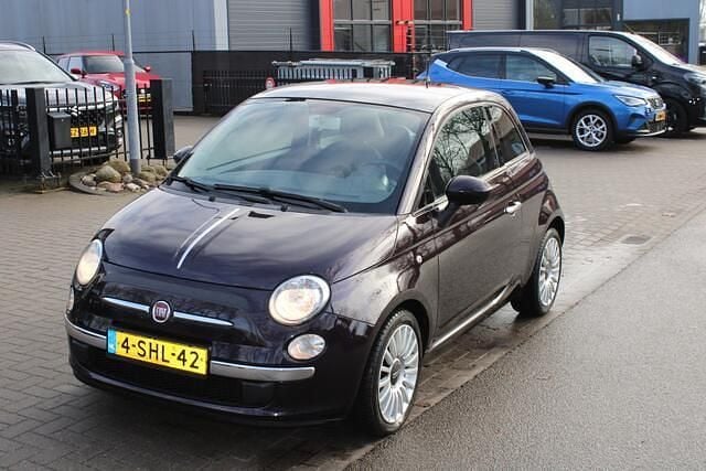 Occasion Fiat 500 Lounge 86 PK (63 kW) 2013 Paars Hatchback