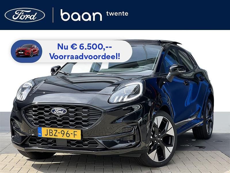Zwart Nieuw 2025 Ford Puma ST-Line X SUV | € 38.995 (Iets duurder) - Afbeelding 1/4