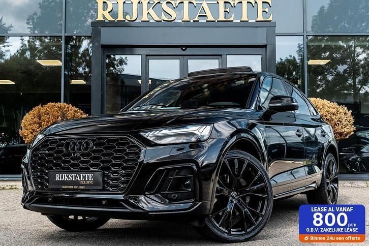 Zwart Occasion 2021 Audi Q5 S-Line SUV | € 49.900 (Duur) - Afbeelding 1/4