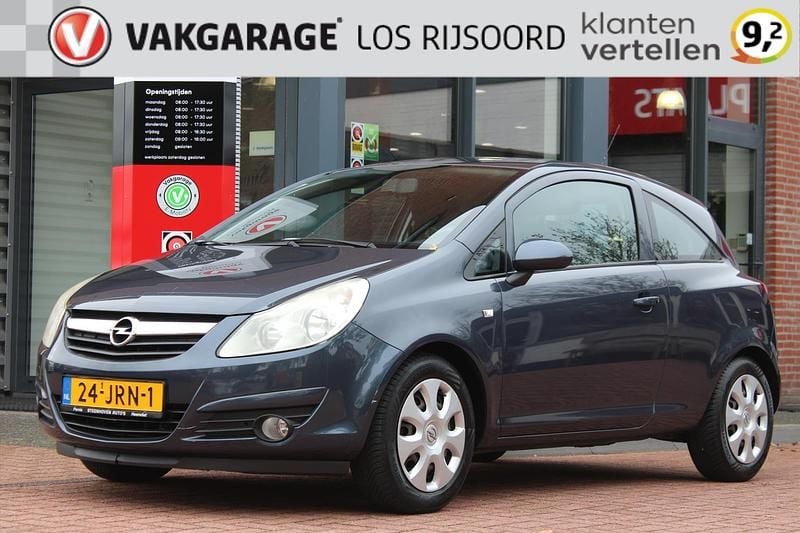 Grijs Gebruikt 2009 Opel Corsa Enjoy Hatchback | € 3.500 (Eerlijke prijs) - Afbeelding 1/4