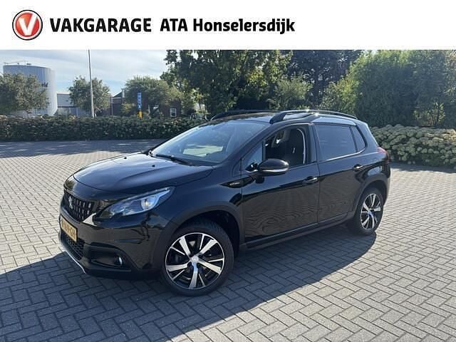 Zwart Gebruikt 2018 Peugeot 2008 GT-line SUV | € 12.245 (Eerlijke prijs) - Afbeelding 1/4