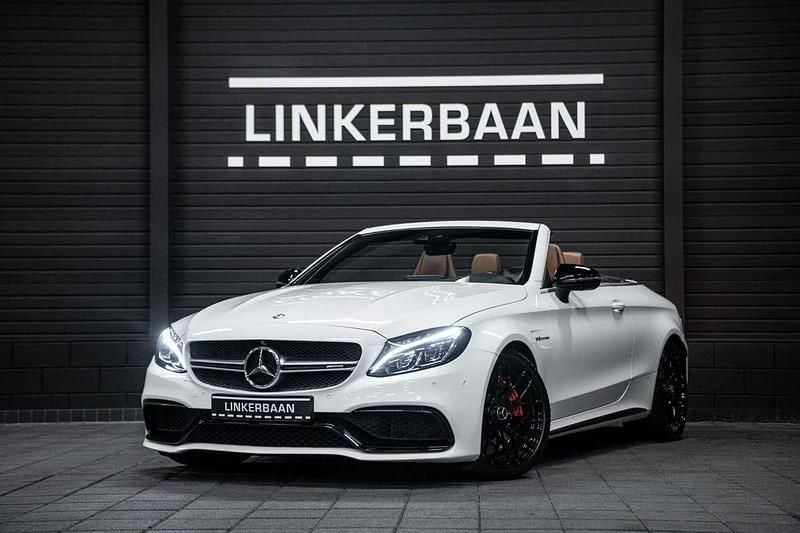 Wit Gebruikt 2017 Mercedes C63 AMG AMG Cabriolet | € 58.895 (Super prijs) - Afbeelding 1/3
