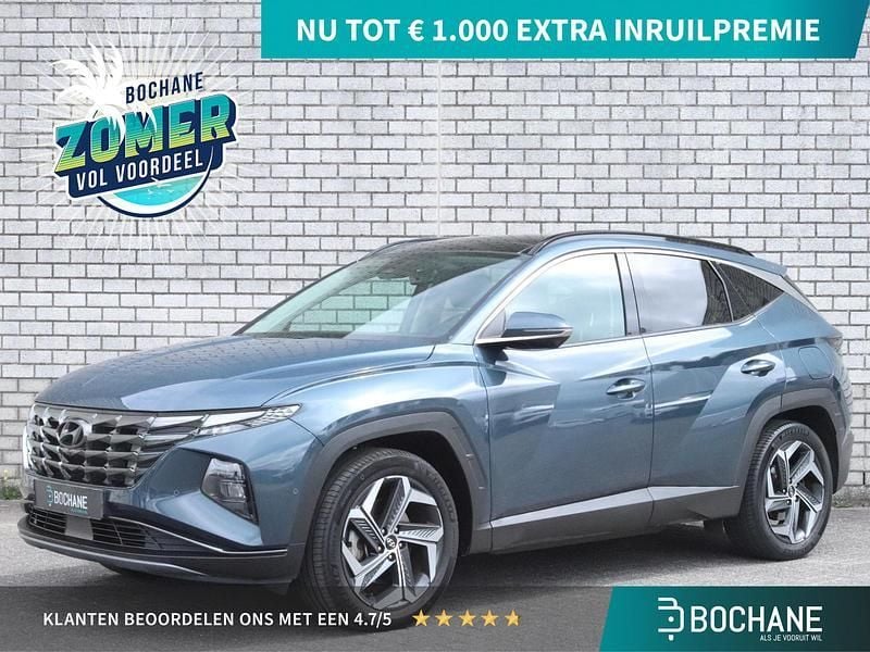 Blauw Gebruikt 2021 Hyundai Tucson Premium SUV | € 31.995 (Eerlijke prijs) - Afbeelding 1/4