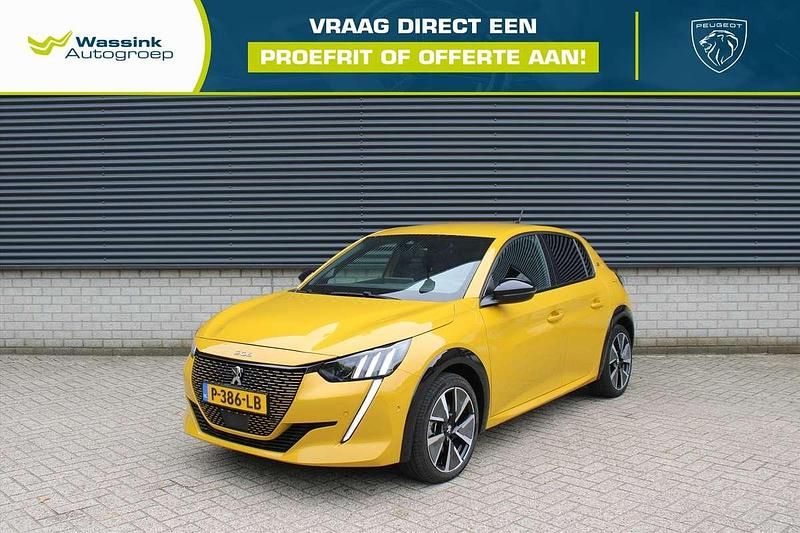 Geel Gebruikt 2022 Peugeot e-208 GTi Hatchback | € 17.940 (Eerlijke prijs) - Afbeelding 1/4