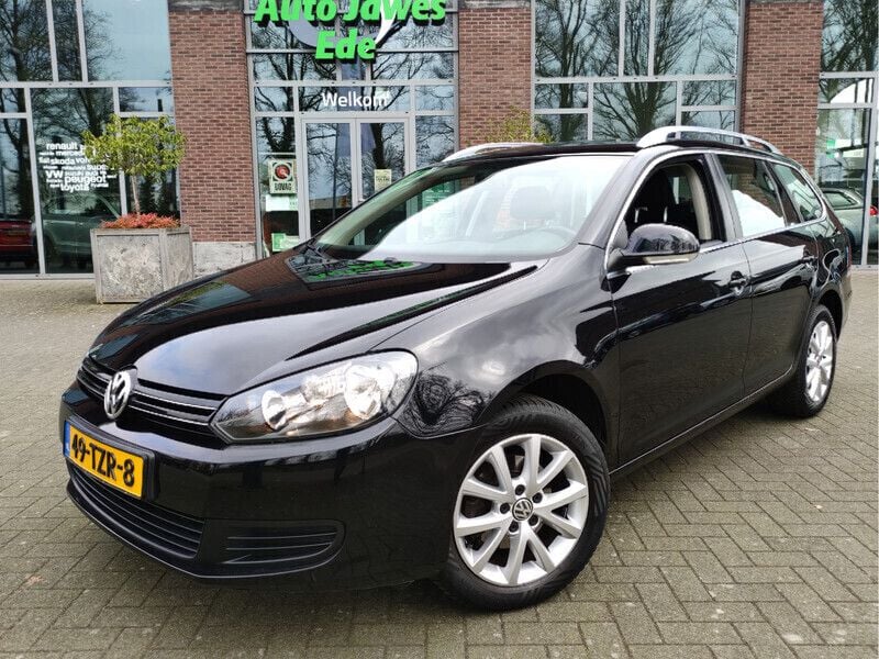 Zwart, metallic lak Gebruikt 2012 VW Golf VII Comfortline Stationwagen | € 6.695 (Eerlijke prijs) - Afbeelding 1/4