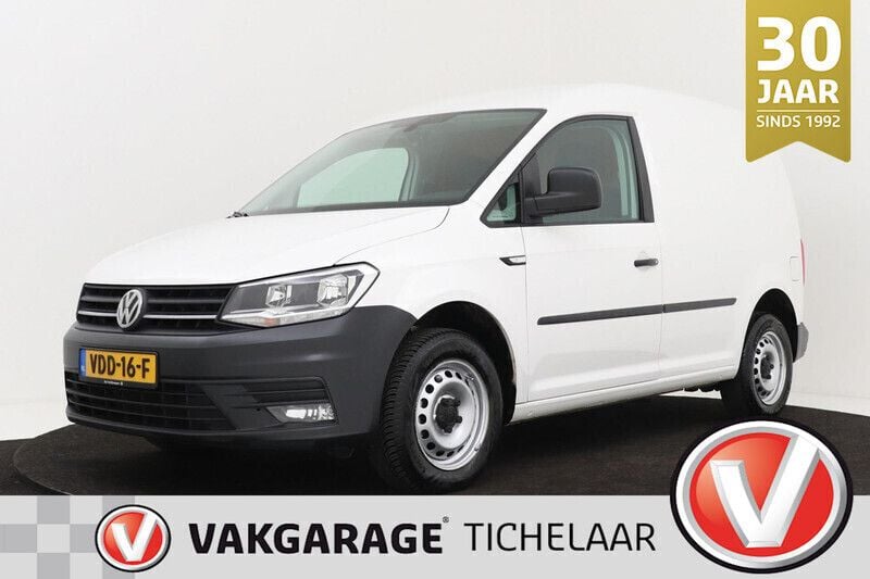 Wit Gebruikt 2019 VW Caddy Comfortline MPV | € 11.399 (Super prijs) - Afbeelding 1/3