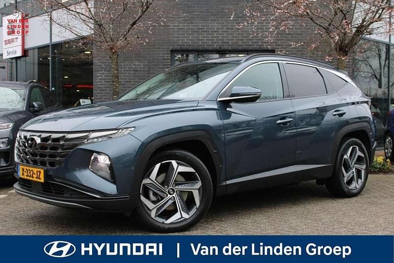 Blauw metallic Occasion 2024 Hyundai Tucson Premium SUV | € 37.450 (Eerlijke prijs) - Afbeelding 1/4