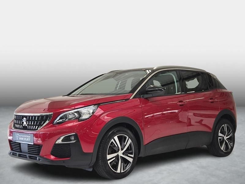 Rood Gebruikt 2020 Peugeot 3008 Access SUV | € 17.400 (Goede deal) - Afbeelding 1/3
