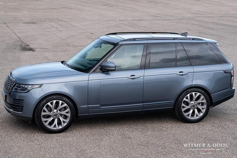Blauw (metallic) Gebruikt 2018 Land Rover Range Rover SUV | € 48.950 (Super prijs) - Afbeelding 1/4