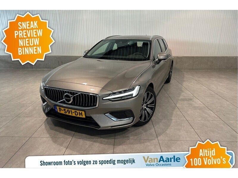 Grijs Gebruikt 2022 Volvo V60 Inscription Stationwagen | € 26.600 (Super prijs) - Afbeelding 1/4