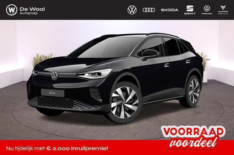 Zwart Nieuw 2025 VW ID.4 Pro SUV | € 47.995 (Eerlijke prijs) - Afbeelding 1/4