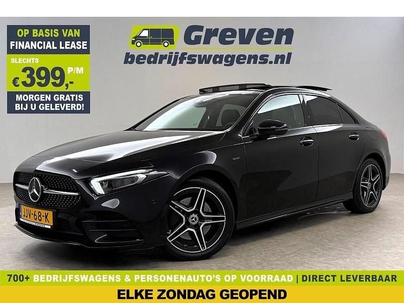 Zwart Gebruikt 2021 Mercedes A250 AMG Sedan | € 24.900 (Eerlijke prijs) - Afbeelding 1/4