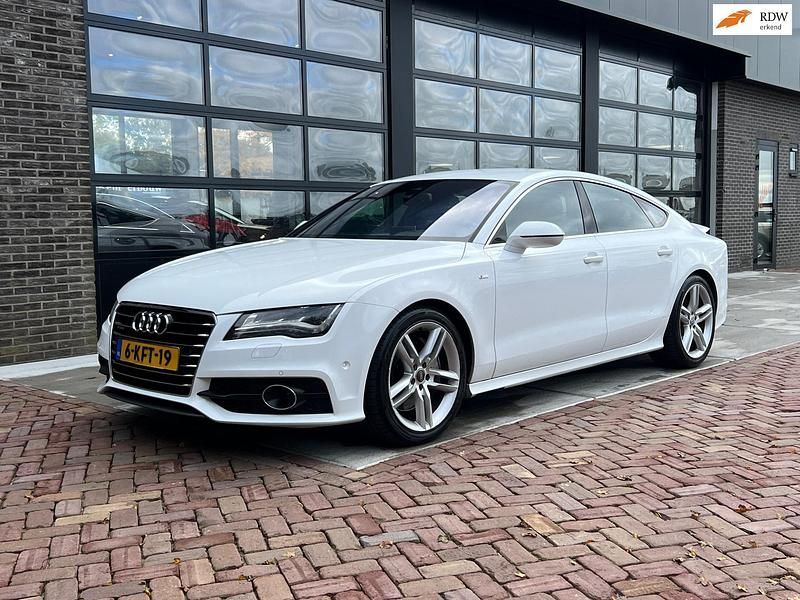 Wit Gebruikt 2011 Audi A7 Proline Hatchback | € 9.975 (Super prijs) - Afbeelding 1/4
