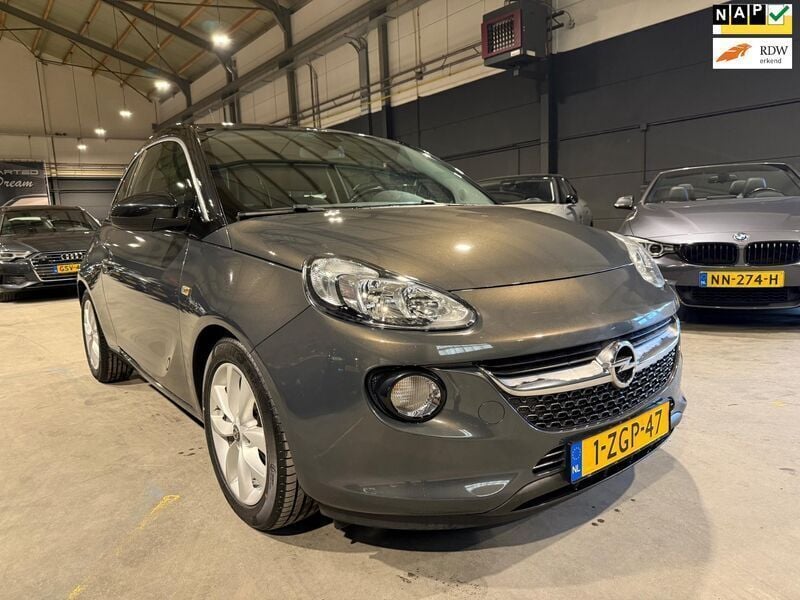 Grijs, metallic lak Gebruikt 2014 Opel Adam Jam Hatchback | € 7.999 (Eerlijke prijs) - Afbeelding 1/4