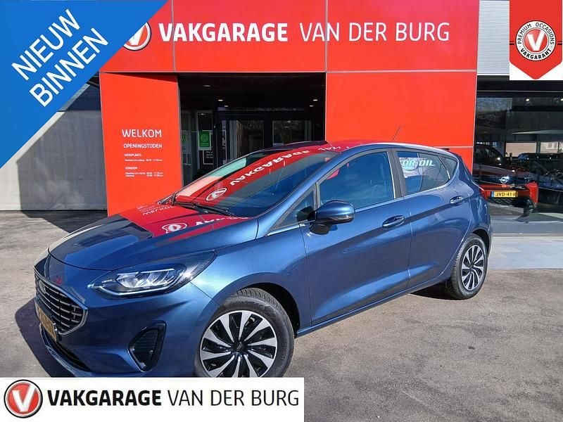 Occasion Ford Fiesta Titanium 125 PK (91 kW) 2023 Blauw Hatchback