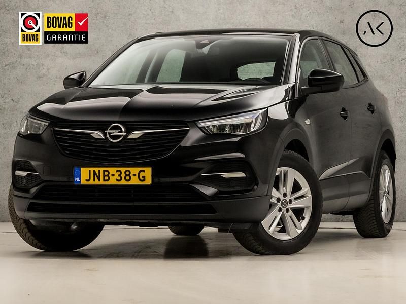 Zwart Gebruikt 2021 Opel Grandland X Sport SUV | € 20.445 (Super prijs) - Afbeelding 1/4