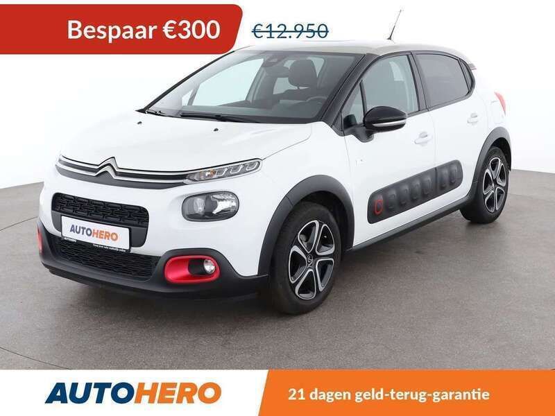 Wit Gebruikt 2018 Citroën C3 PureTech Hatchback | € 12.249 (Goede deal) - Afbeelding 1/3