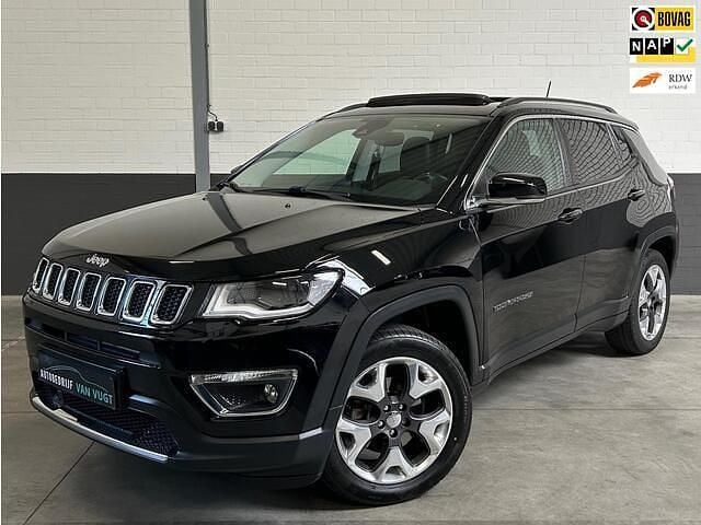 Zwart Gebruikt 2018 Jeep Compass Limited SUV | € 18.450 (Duur) - Afbeelding 1/4
