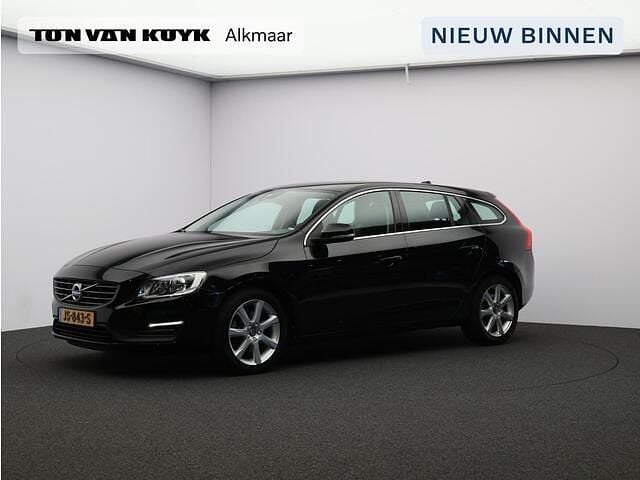 Zwart Gebruikt 2016 Volvo V60 Momentum Stationwagen | € 17.950 (Eerlijke prijs) - Afbeelding 1/4