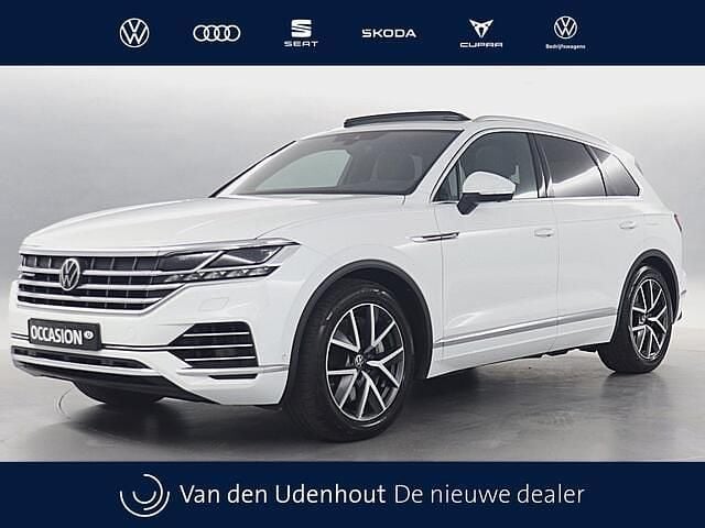 Wit Gebruikt 2021 VW Touareg SUV | € 53.950 (Super prijs) - Afbeelding 1/3