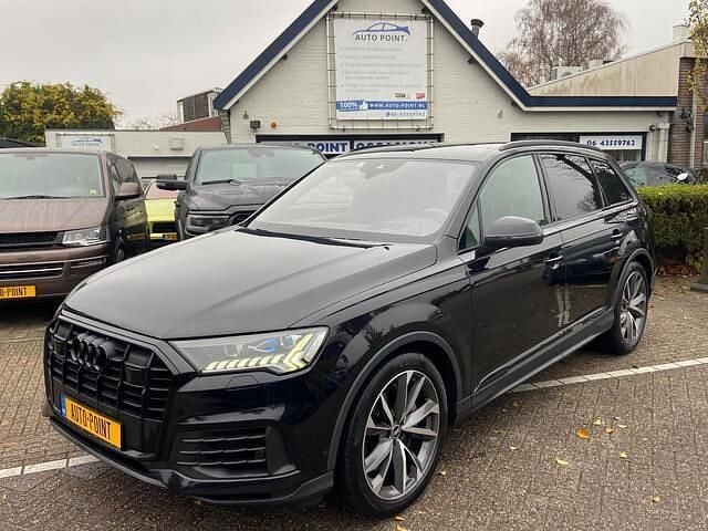 Zwart Gebruikt 2021 Audi Q7 S-Line SUV | € 49.999 (Super prijs) - Afbeelding 1/4