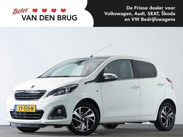 Wit Gebruikt 2019 Peugeot 108 Allure Hatchback | € 10.490 (Eerlijke prijs) - Afbeelding 1/4