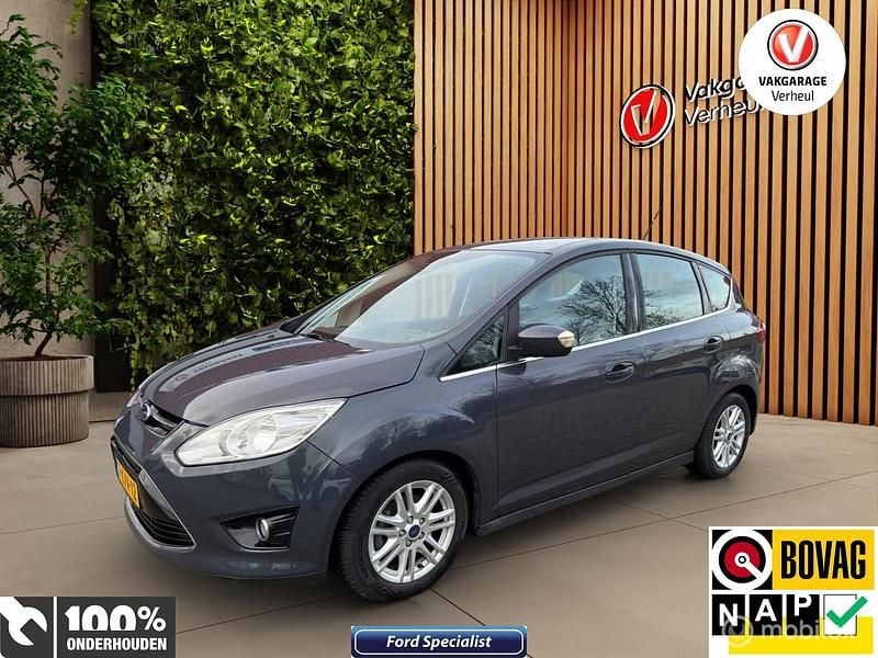 Grijs Gebruikt 2013 Ford C-MAX Titanium MPV | € 5.999 (Eerlijke prijs) - Afbeelding 1/4