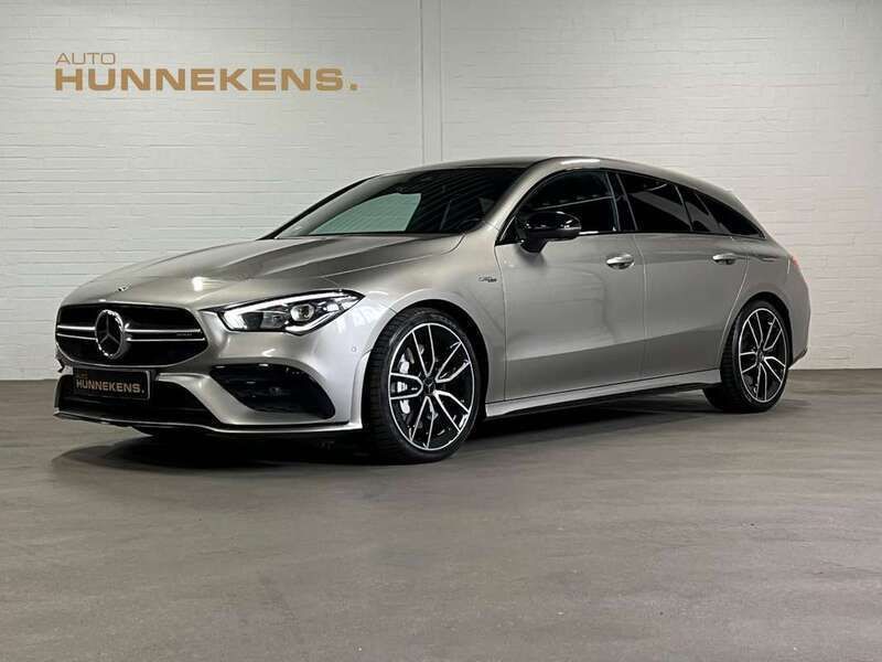 Grijs Gebruikt 2020 Mercedes CLA35 AMG Shooting Brake Premium Plus Stationwagen | € 40.900 - Afbeelding 1/4