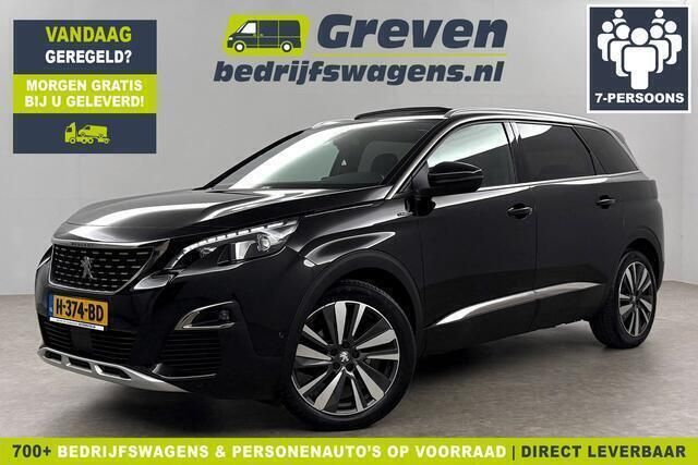Zwart Gebruikt 2020 Peugeot 5008 GT-line MPV | € 18.900 (Eerlijke prijs) - Afbeelding 1/4