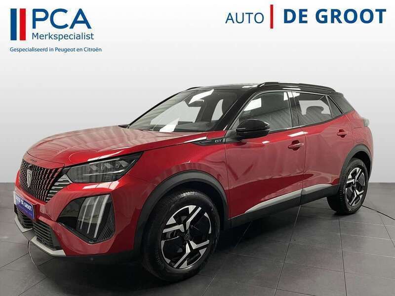 Rood Gebruikt 2024 Peugeot 2008 GTi SUV | € 29.350 (Eerlijke prijs) - Afbeelding 1/4