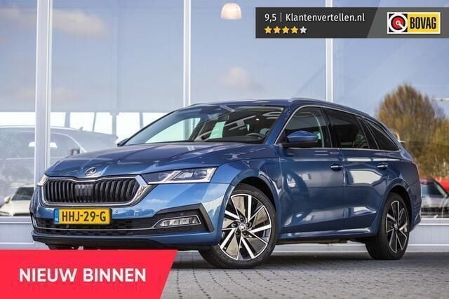 Blauw Gebruikt 2021 Skoda Octavia Business Line Stationwagen | € 24.850 (Eerlijke prijs) - Afbeelding 1/4