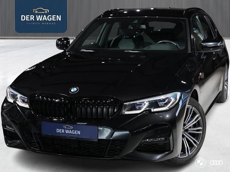 Zwart Gebruikt 2021 BMW 330e M Sport Stationwagen | € 33.850 (Eerlijke prijs) - Afbeelding 1/4