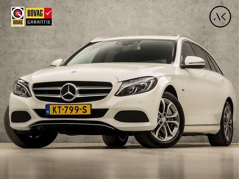 Wit Gebruikt 2016 Mercedes C350e Stationwagen | € 19.945 (Eerlijke prijs) - Afbeelding 1/4