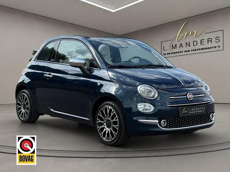 Blauw Gebruikt 2020 Fiat 500C Star Cabriolet | € 14.790 (Eerlijke prijs) - Afbeelding 1/4