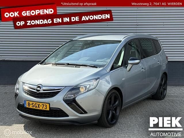 Grijs Gebruikt 2013 Opel Zafira Tourer Cosmo MPV | € 7.499 (Goede deal) - Afbeelding 1/3