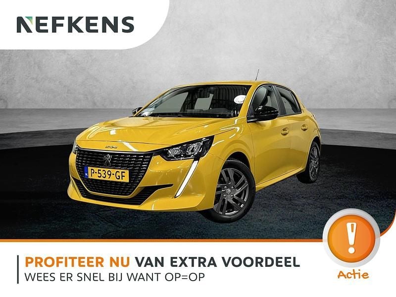 Geel Gebruikt 2022 Peugeot 208 Active Hatchback | € 15.425 (Eerlijke prijs) - Afbeelding 1/4