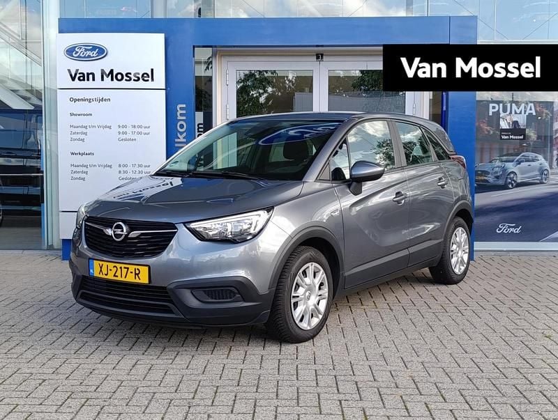Grijs Gebruikt 2019 Opel Crossland X Innovation SUV | € 11.845 (Goede deal) - Afbeelding 1/4