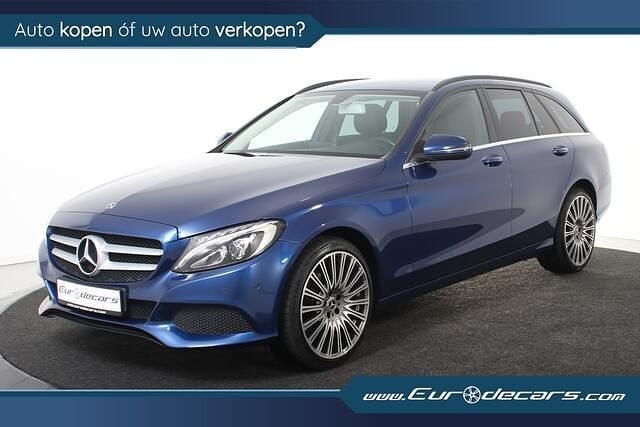 Occasion Mercedes C180 Avantgarde 116 PK (85 kW) 2018 Blauw Stationwagen