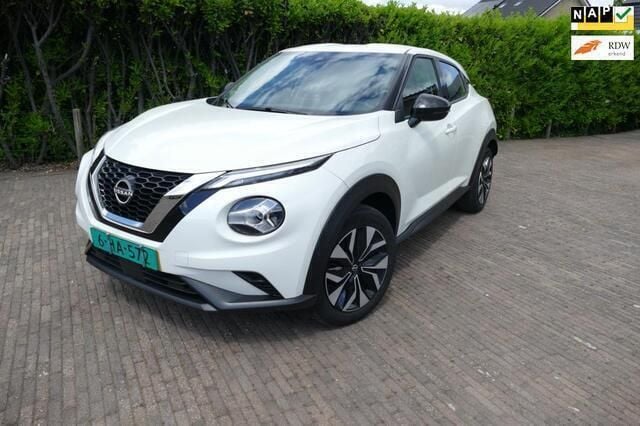 Wit Gebruikt 2023 Nissan Juke Acenta SUV | € 18.999 (Super prijs) - Afbeelding 1/4