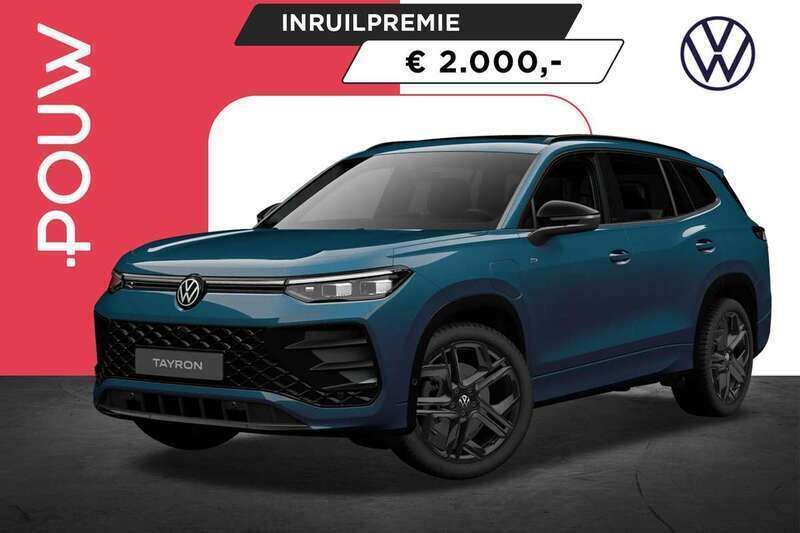 Blauw, metallic lak Nieuw 2024 VW Tayron R-line Edition SUV | € 65.450 (Duur) - Afbeelding 1/4