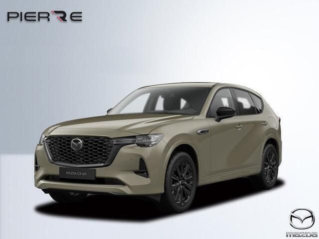 Zwart Nieuw 2025 Mazda CX-60 Edition SUV | € 63.440 (Iets duurder) - Afbeelding 1/4