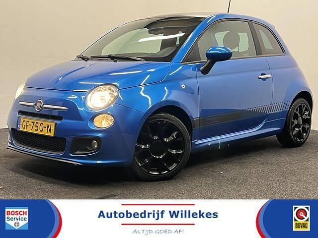 Blauw Gebruikt 2015 Fiat 500S Hatchback | € 7.950 (Eerlijke prijs) - Afbeelding 1/4